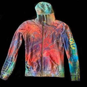 RARE Aviator Nation Hawaii Tie Dye Hoodie